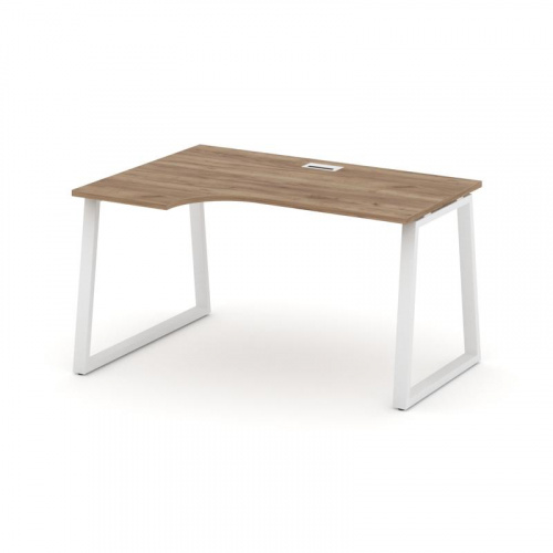 Style Project Стол рабочий эргоном. SN-6T1.SPA-012(L) Акация Лорка/Металл Антрацит/Заглушка Пластик фото 11