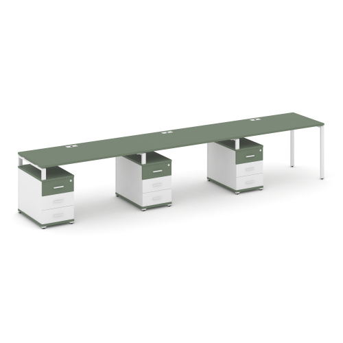 Бенч-система на 3 места с 3 опорными тумбами Concept CN.ORS-344 фото 5