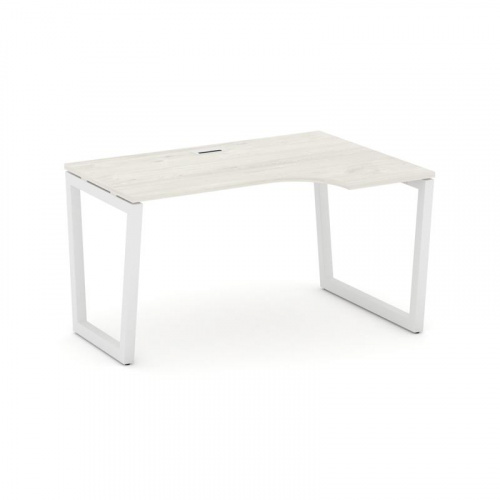 Style Project Стол рабочий эргоном. SN-5T2.SPA-022(R) Акация Лорка/Металл Антрацит/Заглушка Пластик фото 13