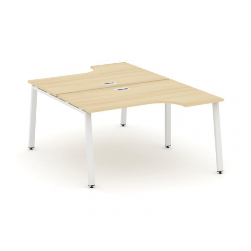 Style Project Рабочая станция эргоном. SN-6A.DRPA-021 Акация Лорка/Металл Белый 1380*1632/1992*750 фото 28