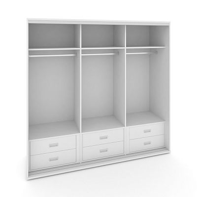 Корпус 3-х секционного шкафа низкого L=2219мм Maris SH.K3-5.2 K4