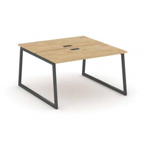 Style Project Рабочая станция 2-х сторон. SN-4T1.DRS-003 Акация Лорка/Металл Антрацит/Заглушка Пласт фото 11