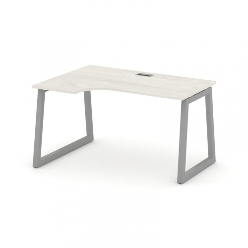 Style Project Стол рабочий эргоном. SN-5T1.SPA-002(L) Акация Лорка/Металл Антрацит/Заглушка Пластик фото 12