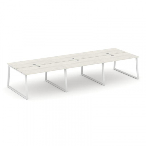 Style Project Рабочая станция 2-х сторон. SN-6T1.DRS-064 Акация Лорка/Металл Антрацит/Заглушка Пласт фото 13