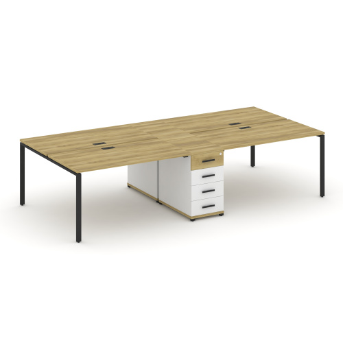 Бенч-система на 4 места с 1 опорной тумбой Concept CN.DRS-419 фото 6 Бенч-система на 4 места с 1 опорной тумбой Concept CN.DRS-419 фото 6