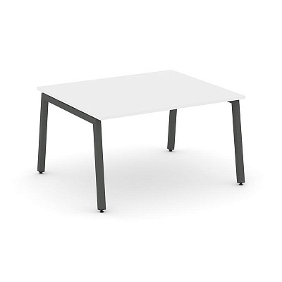 Style Project Стол переговорный SN-5A.SPRG-034.3 Белый/Металл Антрацит 1580*1180*750