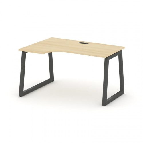 Style Project Стол рабочий эргоном. SN-5T1.SPA-002(L) Акация Лорка/Металл Антрацит/Заглушка Пластик фото 28