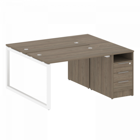 Бенч-система с тумбой на О-обр. м/к Metal System Quattro 50БО.РС-СТП-2.2