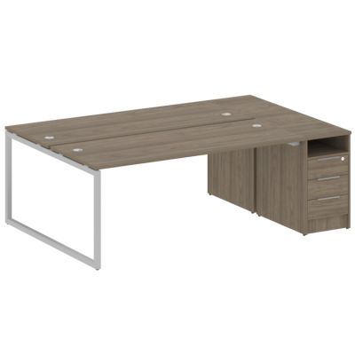 Бенч-система с тумбой на О-обр. м/к Metal System Quattro 40БО.РС-СТП-2.5