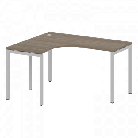 Стол криволинейный левый на П-обр. м/к Metal System Quattro 40БП.СА-3 (L)